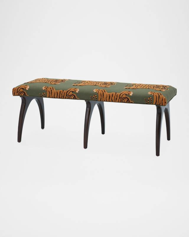 Veda Upholstered Bench, 56"